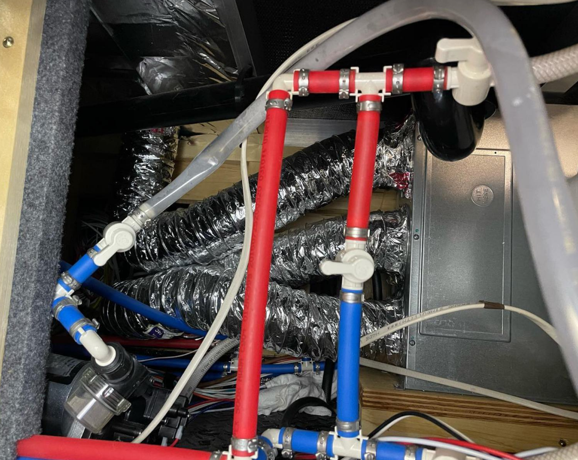 RV plumbing repair