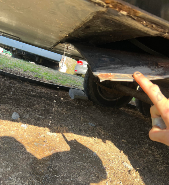 RV underbelly water leak inspection and repair